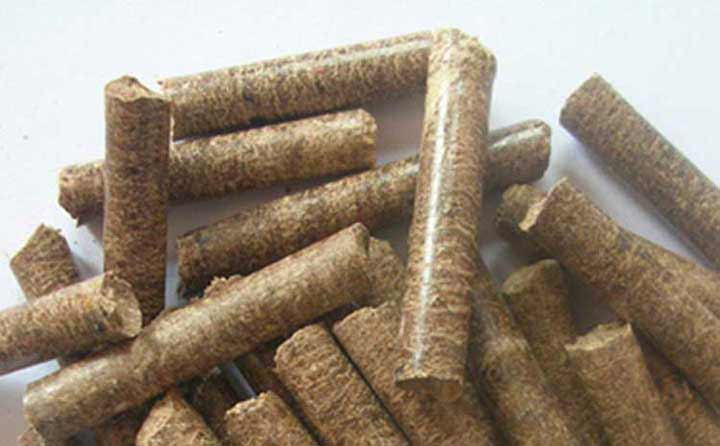 木屑顆粒機生產(chǎn)顆粒實拍 木屑顆粒機生產(chǎn)顆粒實拍