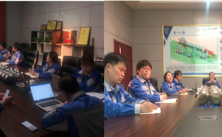 努力工作，健康生活，艾灸培訓中